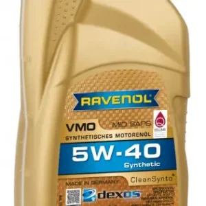 Ravenol VMO 5W‑40 1L – Ulei motor full sintetic Mid SAPS, aprobat BMW & Mercedes Retur ușor